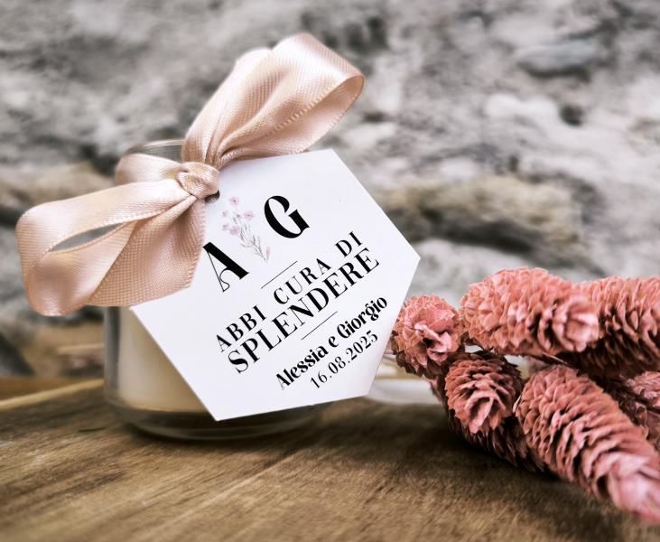 Tag Esagonali - Accessori per matrimonio